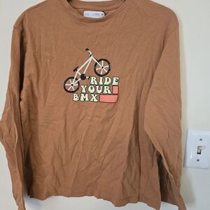 Zara Tan Long Sleeve Shirt